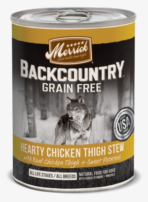Backcountry Grain Free - Merrick Backcountry Chicken Thigh Can Dog Food