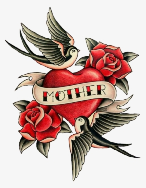 Mom Heart Tattoo Png - Tattoo Herz Mit Namen