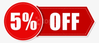 5 Percent Off - 5 Off Png