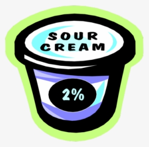 Sour - Clip Art Sour Cream