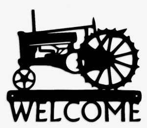 Tractor John Deere - Bear Welcome Signs