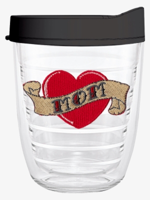 Mom Tattoo Heart 12oz Tumbler - Tumbler