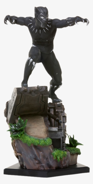 23" Marvel Statue Black Panther - Black Panther Iron Studios