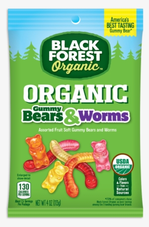 Black Forest Organics - Black Forest Organic Bears And Worms - 4 Oz.