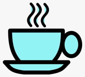 Blue Tea Cup Svg Clip Arts 600 X 545 Px