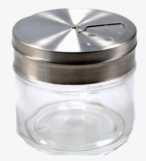 Salt Shaker Mit Stainless Steel Lid - Gewürzstreuer Edelstahl