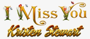 Kristen Stewart Missing You Name Png - Dekorjinal Harf Dekoratif Yastık Kılıfı - 40x40 Cm