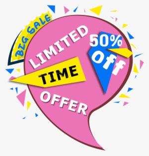 Colorful Limited Time Offer Png Image - Cross And Fish