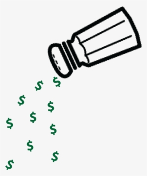 Money Salt Shaker - Complex Community Federal Credit Union