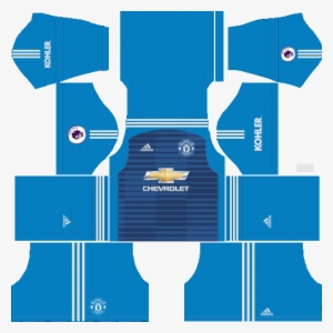 Goalkeeper Manchester United Away Kit 2018/19 - Dream League Soccer 2018 Kits Japan