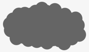 Grey - Dark Cloud Clip Art
