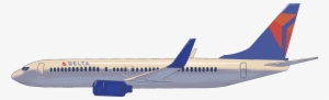 Plane - Delta Airplane Clipart