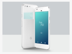 Google Pixel Free Psd - White Android Phone Mockup