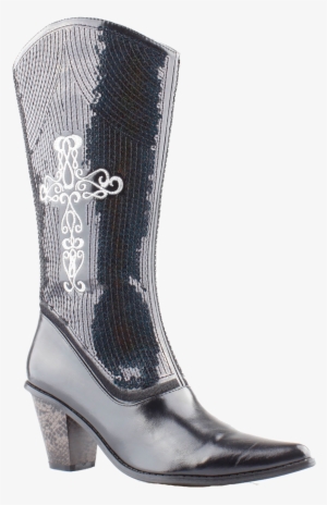 Black Bling Cowboy Boots