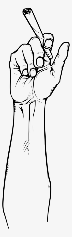 Jpg Transparent Stock Smoking Blunt Transprent Png - Hand Holding A Blunt