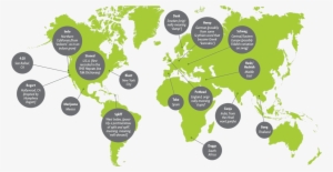 Click To Enlarge Weed-magnum - World Map - Black And Grey Poster 36 X 24in