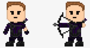 Hawkeye - Capitan America Infinity War Pixel Art