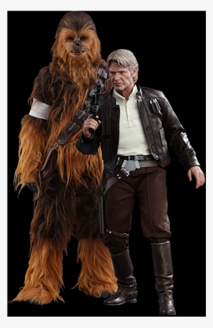 Han Solo & Chewbacca Figure Set - Hot Toys Han Solo & Chewbacca (mms376)