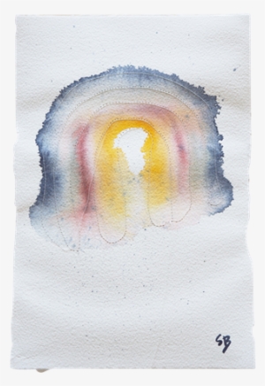 Shop The One Of A Kind Rainbow Water Colour Art Piece - Watercolor Paint