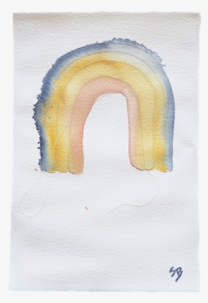 Shop The One Of A Kind Rainbow Water Colour Art Piece - Arch