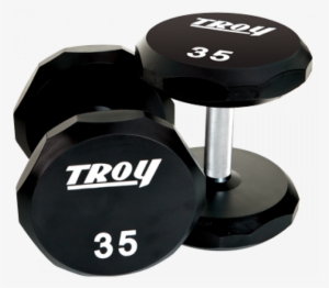 Picture Of Troy Urethane 12-sided Dumbbells - Troy Dumbbells