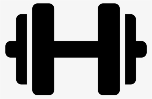 It Is A Logo Of A Dumbbell - Pink Dumbbell Clipart