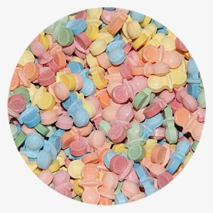 Oh Baby Pacifier Shaped Pressed Candy - Sweethearts