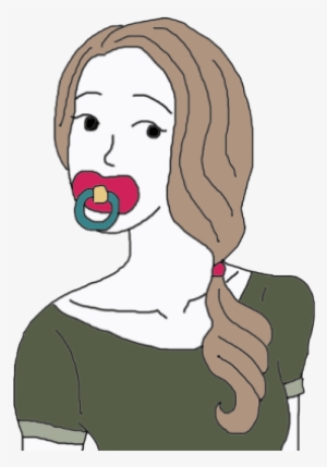 Pacifier - Adult Sucking On Pacifier