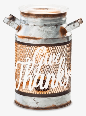 Give Thanks Milk Can Scentsy Warmer - Scentsy 2018 Harvest Collection