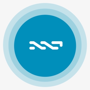 Nxt Logo Round Blue Transparent - Nxt Coin Icon