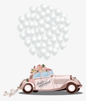 Wedding Car Vector Free Download - Wedding Car Vector