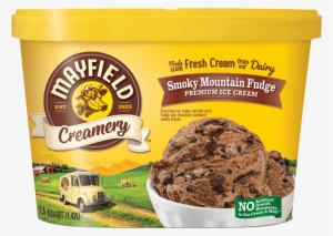 Smoky Mountain Fudge - Mayfield Ice Cream Brown Cow
