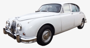 Jaguar Mk2 Classic Car Transparent Image - Old Car Transparent Background