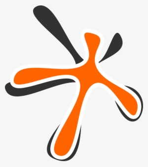 Splash, Ink, Orange, Black, Drop, Splatter - Gambar Hitam Orange