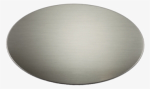 2 1/2″ X 4 5/16″ Satin Nickel Silver Ovals - Silver