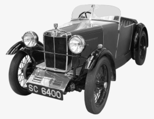 Mg, Antique Car, 1930, Museum Piece, Two-seater - Auto D Epoca Png
