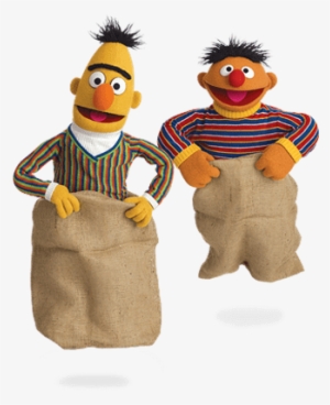 Sesame Street Bert And Ernie Bag Jumping