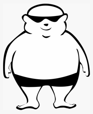 Bastion Drawing Fat Transparent Download - Drawing Of A Fat Man