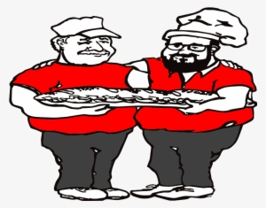 Two Fat Guys Logo Transparent Color