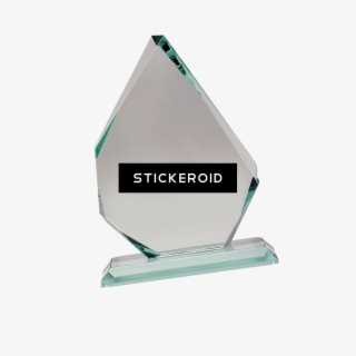 Glass Award - 5 Inch Asymmetrical Optical Crystal Award