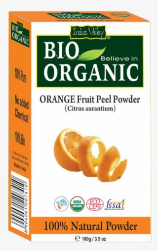 Bio Organic Orange Peel Powder - Indus Valley 100% Organic Soft Black Henna Hair Color