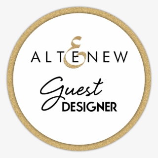 Badge Guest Designer - Altenew Clear Stamps - Peony Scrolls