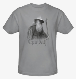 Gandalf The Grey T-shirt - Long Sleeve: Lord Of The Rings - Gandalf