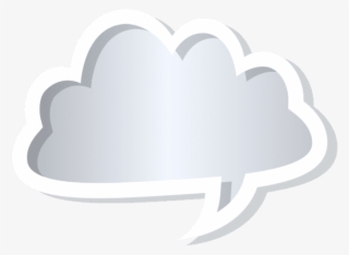 Free Png Cloud Bubble Speech Grey Png Images Transparent - Speech Bubble Grey Png