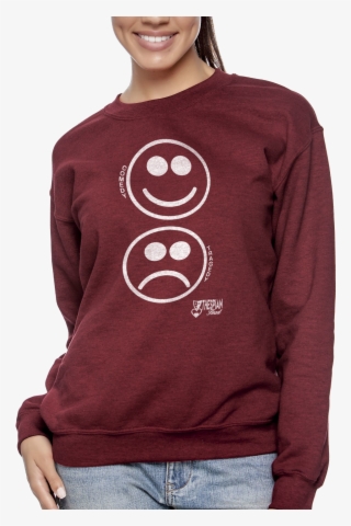 Comedy Tragedy Emoji Unisex Sweatshirt