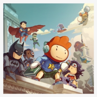 1-cover Illustration - Scribblenauts Unmasked Wii U