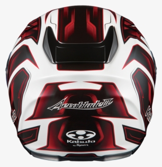 Kabuto Aeroblade 3 Vision White/black/red Helmet