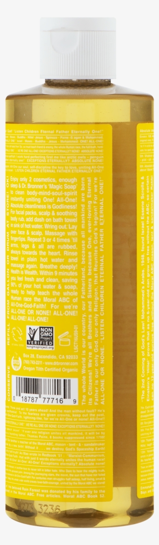 Bronner's Citrus Orange Pure-castile Liquid Soap - Perfume