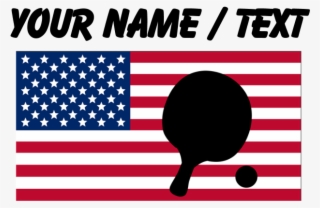 Custom Table Tennis American Flag Hoody - Easy Patriotic Piano Music