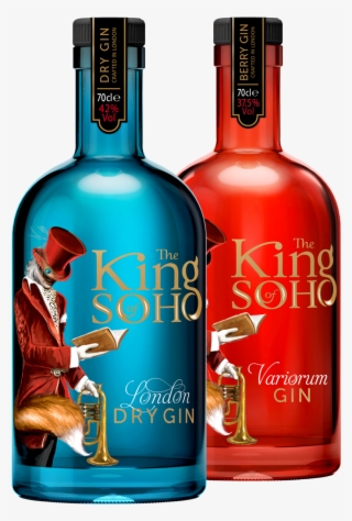 King Of Soho London Dry Gin, Gin Lovers, Gin And Tonic, - King Of Soho Gin